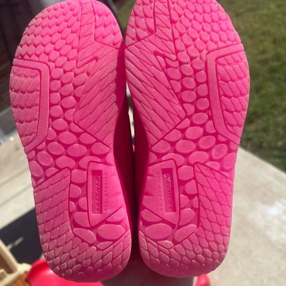 Little Big Girls Pink Skechers Sneakers Sport Tennis Shoes size 13 - Picture 4 of 6